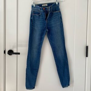 Madewell 9 Inch High Rise Skinny Jeans